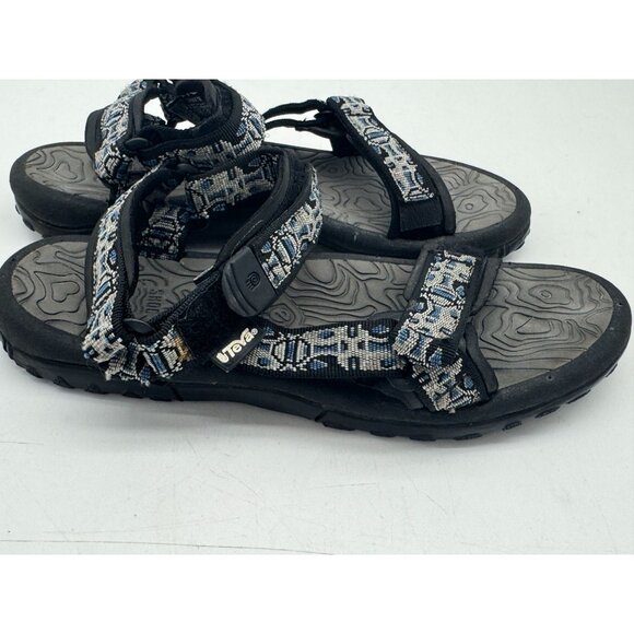 Teva Womens Sport Sandals Size 9 Black Aztec Slingback Outdoor Casual Comfort - Picture 12 of 16